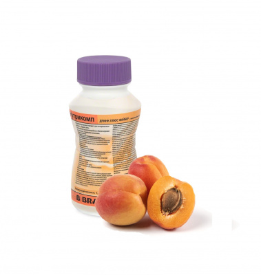 Нутрикомп Дринк Плюс Файбер с персиково-абрикосовым вкусом 200 мл. в пластиковой бутылке купить оптом в Нижнем Новгороде